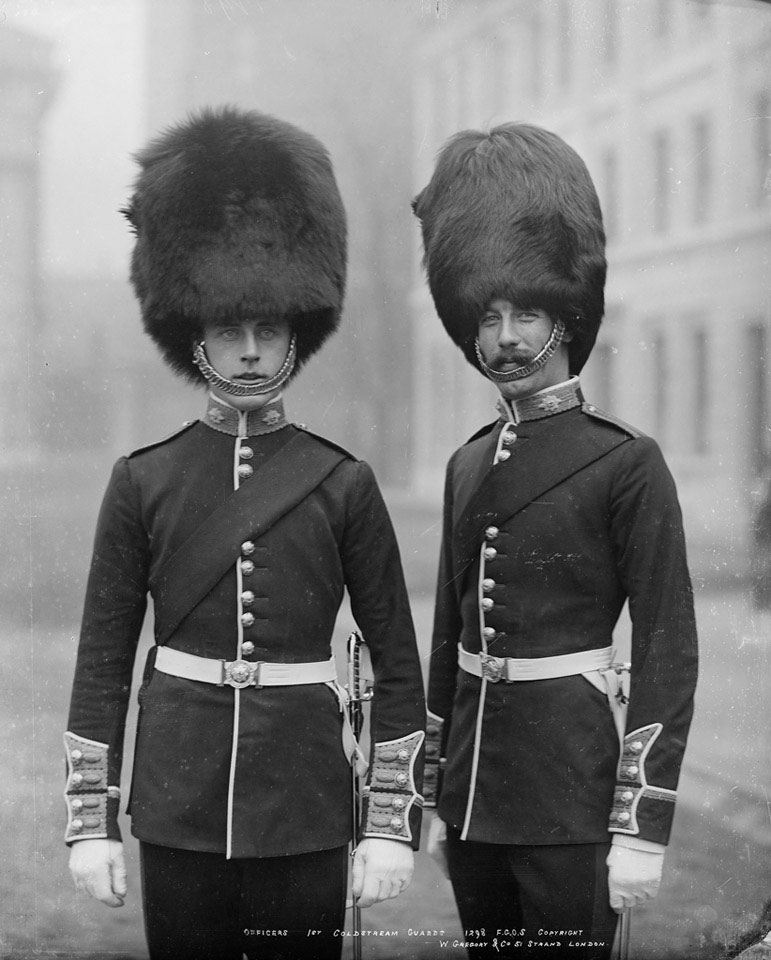 Officers 1st Coldstream Guards Glass Negative 1895 C Online