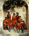 Indian Army Officers and NCOs, 2nd Regiment of Cavalry, Punjab Frontier Force, 1863 (c)