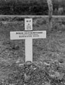 Grave marker of Second Lieutenant C F A Pritchard, 3rd/4th County of London Yeomanry (Sharpshooters), killed in action, Rouffigny, Normandy, 1944