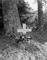 Grave of Trooper T H Carter, 3rd/4th County of London Yeomanry (Sharpshooters), killed in action, Belgium, 1944