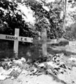 Graves of Troopers E H Branch, 61st Reconnaissance Regiment, and  V Brent, 3rd/4th County of London Yeomanry (Sharpshooters), killed in action, Belgium, 1944