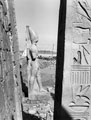 'Rameses II before main pylon. Luxor Temple', Egypt, 1943