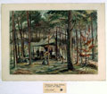 American Camp Kitchen in Wood near Rhine, February 1945