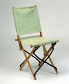 Camp chair, Captain Alfred Rowe, Middlesex Regiment (Duke of Cambridge's Own), 1944 (c)