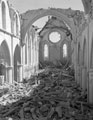 Ruined church at Evrecy, Normandy, France, 1944