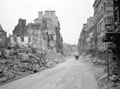Main street of Caen, 1944