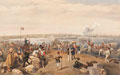 'Disembarkation of the Expedition to Kertch at Kamish Bournou, and the Blowing up of St. Paul's Battery', 1855