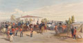 'Funeral Cortege of Lord Raglan leaving Head Quarters', 1856