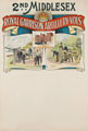 Chromolithograph recruiting poster, 2nd Middlesex Royal Garrison Artillery (Volunteers), 1908 (c)