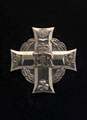 Small lapel badge with design similar to the Elizabeth Cross, 2009 (c)