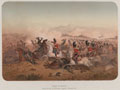 'Baitaille de Balaklava Charge heroique de la Cavelerie Anglaise (Ecossais Gris)', 1854