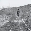 Minefield near the River Senio, Italy, March 1945