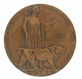 Commemorative Medallion 1914-1918, issued to next of kin of Corporal Thomas Gordon, Field Ambulance Brigade, Australian Imperial Force