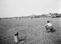 'A' Squadron playing football with the 8th Hussars, 1944 (c)
