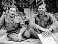 Captain K Hiscock and Second Lieutenant P Mantell, 3rd/4th County of London Yeomanry (Sharpshooters), 1944