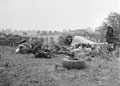 The wreck of an Allied transport aircraft involved in Operation MARKET GARDEN, September 1944