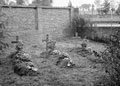 Graves of Major John Aitken, Lieutenant Geoffrey Hird and Trooper Thomas Trotter, 3rd County of London Yeomanry (Sharpshooters), 1944
