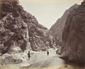 The end of the defile, looking back at Ali Masjid, 1878 (c)