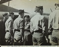 General Bernard Montgomery inspects the American crew of B-17 Flying Fortress "Theresa Leta" in June 1943