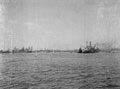Shipping offshore, Alexandria, 1943