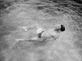 'Swimming - Tom Moore', 3rd County of London Yeomanry (Sharpshooters), near Tripoli, Libya, 1943