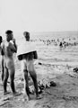 Swimming party, 3rd County of London Yeomanry (Sharpshooters), near Tripoli, Libya, 1943