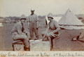 Captain Ewen and Lieutenant Simonds, 2nd Battalion The Princess Charlotte of Wales's (Royal Berkshire Regiment), at Pretoria, 1900 (c)