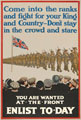 'Come into the ranks and fight for your King and Country', 1915 (c)