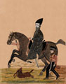 An Afghan Sirdar [officer] and a British soldier, 1841 (c)