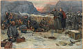 'The Gordon Highlanders: Daybreak in the trenches', 1879