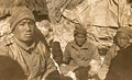 Gurkha soldiers resting in a trench at Gallipoli, 1915