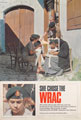 'She Chose the WRAC', recruiting poster, Women's Royal Army Corps, 1970 (c)
