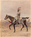 A mounted officer of the 17th Regiment of (Light) Dragoons (Lancers), 1825 (c)