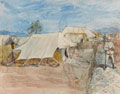 'Mercer and Mainwaring's Tent, 4th Goorkhas Camp, Jellalbad, March 1879