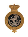 Officers' glengarry badge, The Duke of Wellington's (West Riding Regiment), 1881 (c)