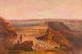 'Magdala, view from Selassie, overlooking the camp of King Theodore's army on the plateau of Salamji', Abyssinia, 1868