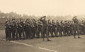 The presentation of new colours to 1st Battalion, the Royal Norfolk Regiment, Germany, November 1946