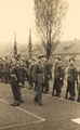The presentation of new colours to 1st Battalion, the Royal Norfolk Regiment, Germany, November 1946