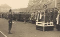The presentation of new colours to 1st Battalion, the Royal Norfolk Regiment, Germany, November 1946