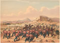 'Storming of Khelat. [The 17th Regt] Taking the Heights'