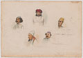 'Sufferers by the fire which burnt down the greater pair of the Deolalee Bazaar April 18th 1870', Deolali, 1870 (c)