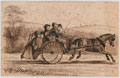 Horsedrawn cart, no date
