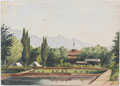 'Garden at Candahar [sic] Head Qrs', 1879 (c)