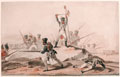 The Capture of the Eagle of the 8th French Infantry by the 87th (Prince of Wales's Irish) Regiment at the Battle of Barrosa, 1811