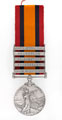 Queen's South Africa Medal 1899-1902, with five clasps: 'Relief of Kimberley', 'Paardeberg', 'Driefontein', 'Transvaal' and 'South Africa 1901', Private J Ditchburn, The Buffs (East Kent Regiment)
