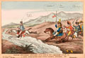 'English Manners and French Prudence or French Dragoons brought to a check by Belvoir leap September 1811'
