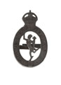 Cap badge, officer, Royal Corps of Signals, 1920-1947