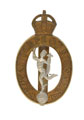 Cap badge, other ranks, Royal Corps of Signals, 1920-1947