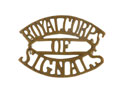 Shoulder title, other ranks, Royal Corps of Signals, 1925 (c)