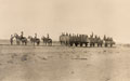 Indian troops with horse or mule-drawn railway trucks, Mesopotamia, 1916 (c)